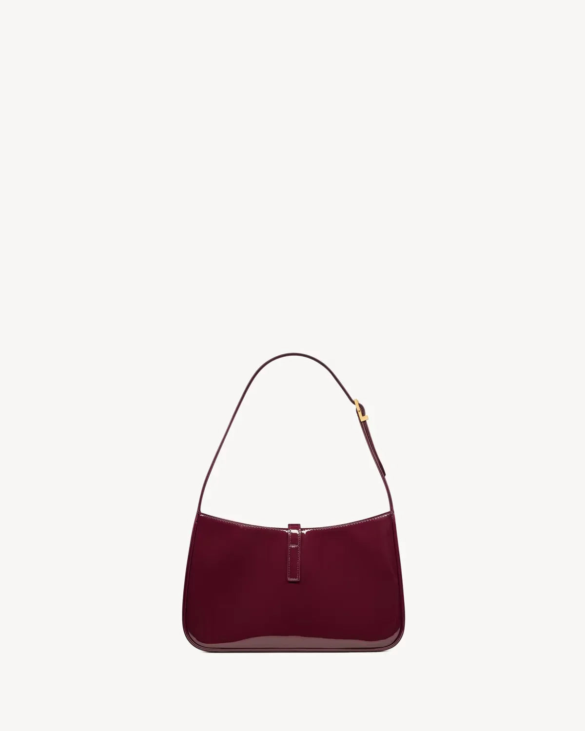 YSL - « le 5 à 7 en cuir verni Red »