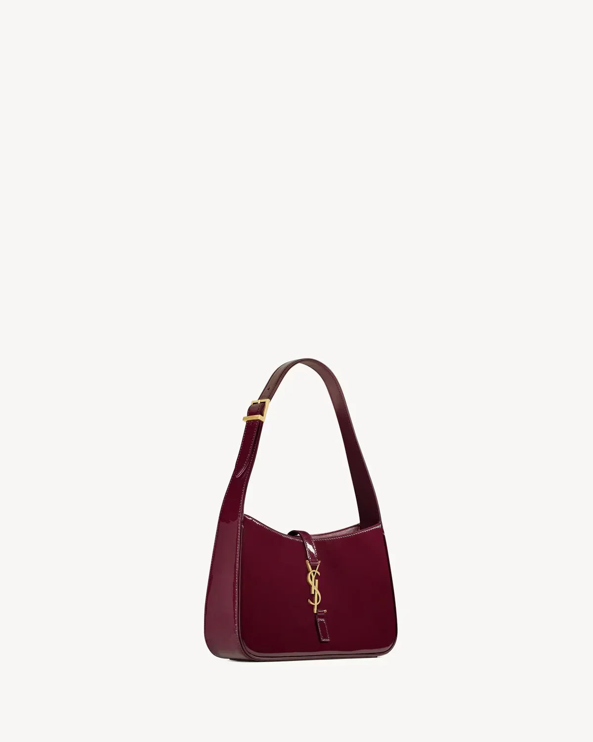 YSL - « le 5 à 7 en cuir verni Red »