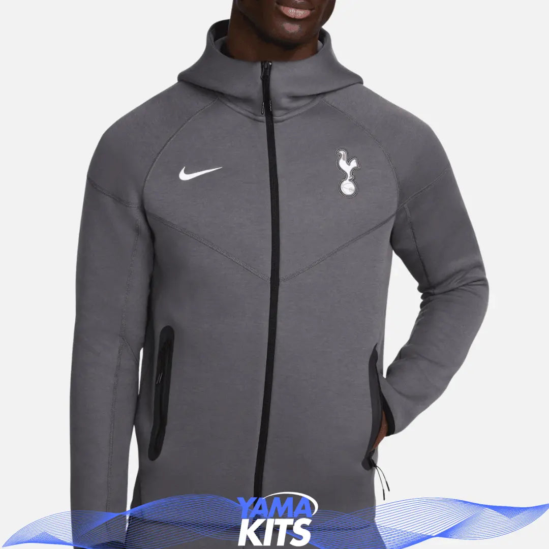 Veste Totteham tech nike "Gris foncé" fleece 2024/2025 nike tech