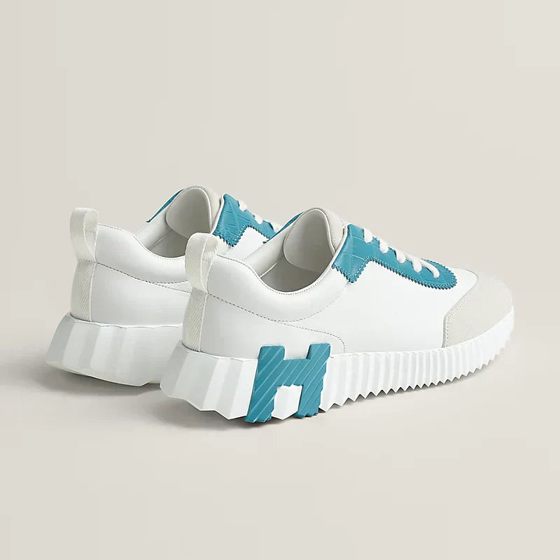 Sneakers Hermès « blanc / bleu minéral »