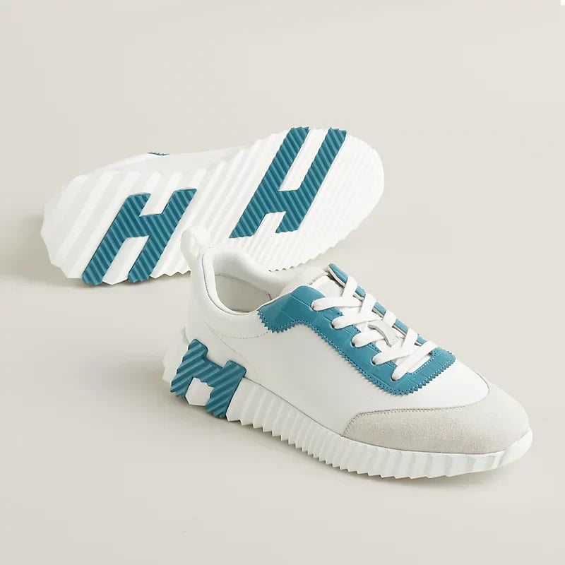 Sneakers Hermès « blanc / bleu minéral »