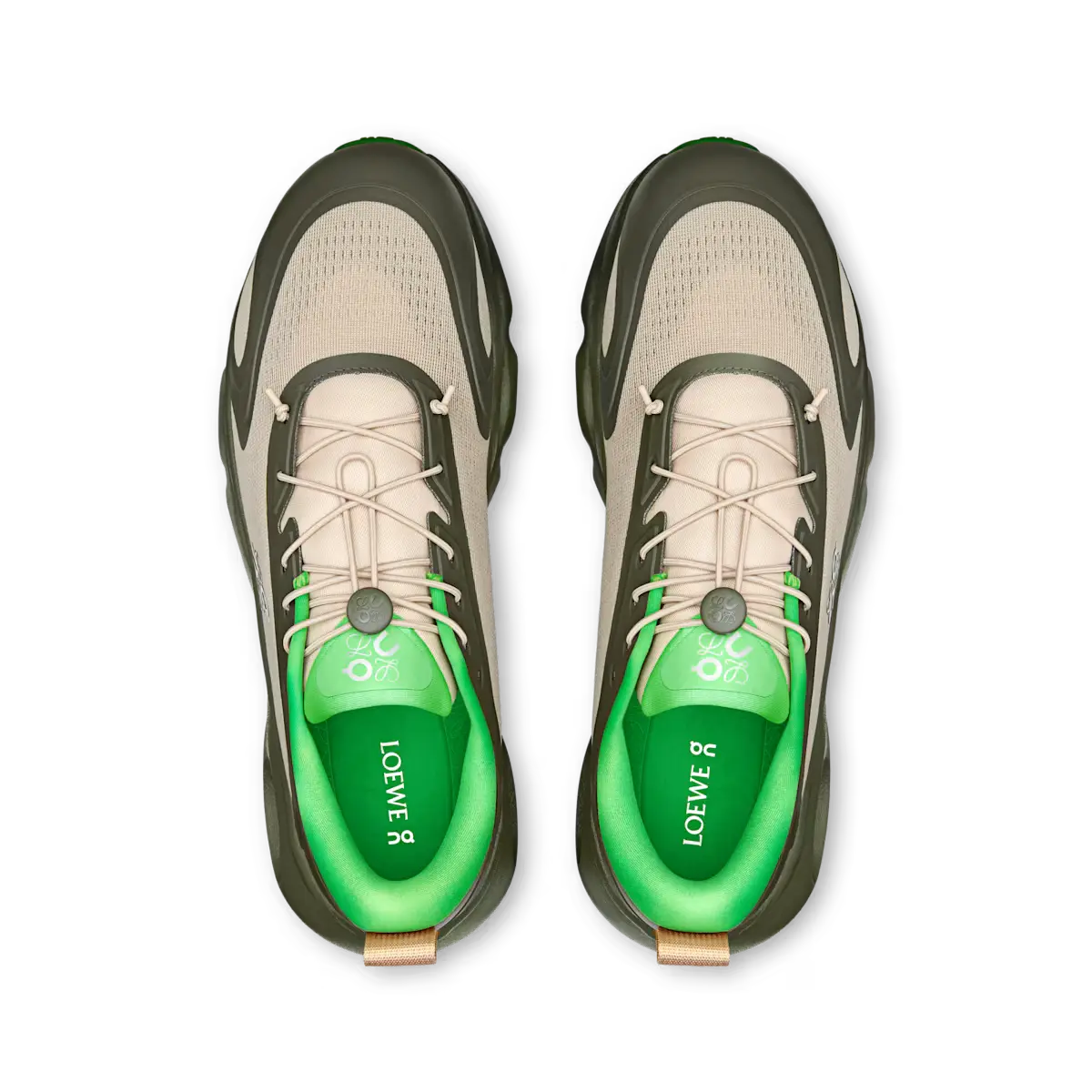 Cloudsolo Loewe « — Kaki Green Sand »