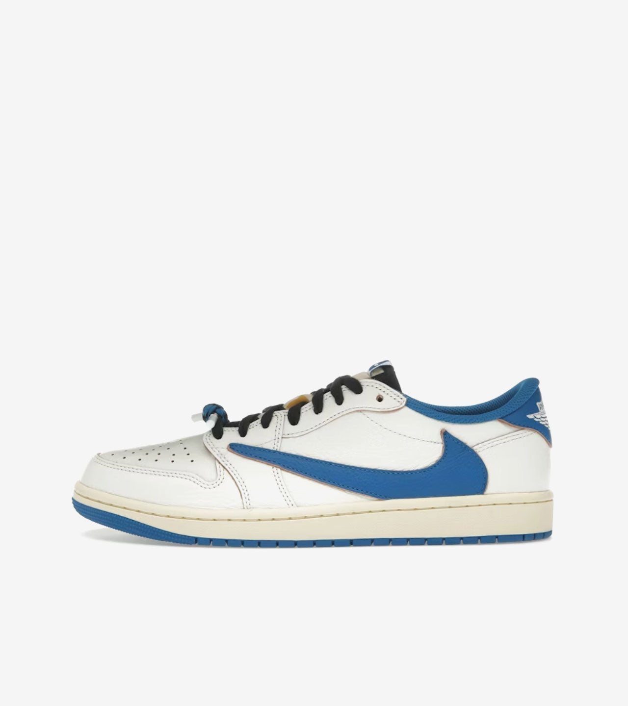 Jordan 1 Retro Low OG « SP Fragment x Travis Scott Sail Military Blue »