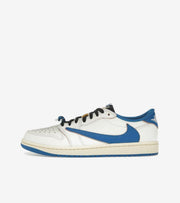 Jordan 1 Retro Low OG « SP Fragment x Travis Scott Sail Military Blue »