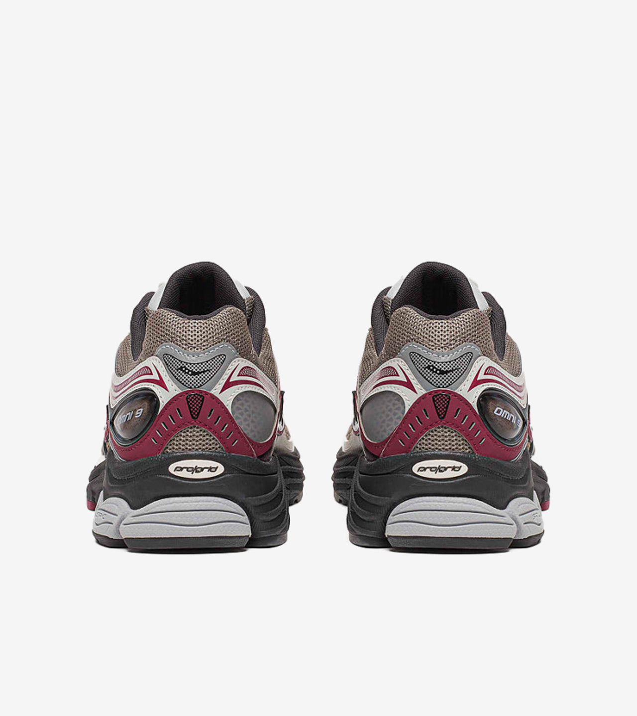Saucony ProGrid « Omni 9 Tomorrow, Meet Yesterday Pack Tan Maroon »