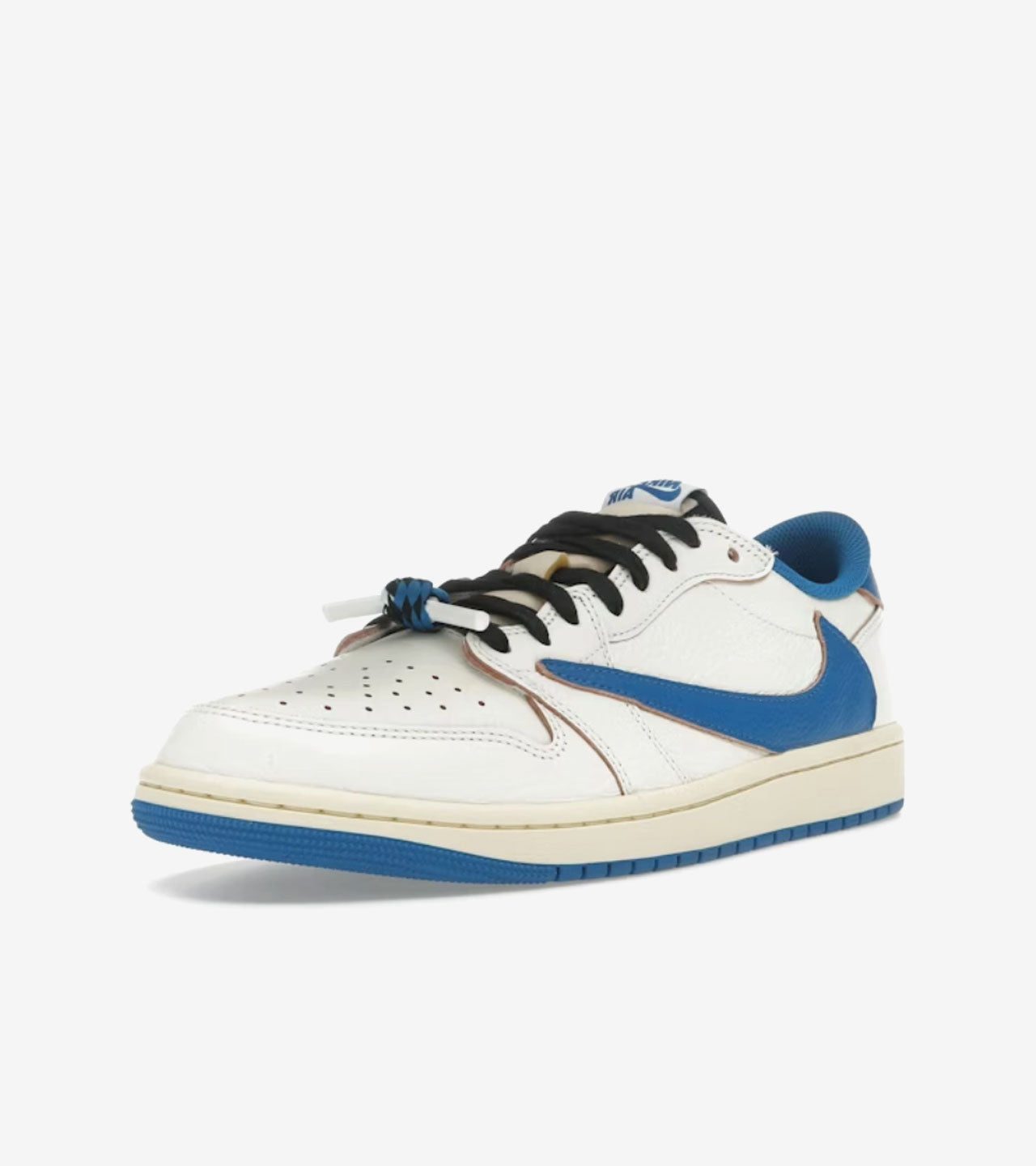 Jordan 1 Retro Low OG « SP Fragment x Travis Scott Sail Military Blue »