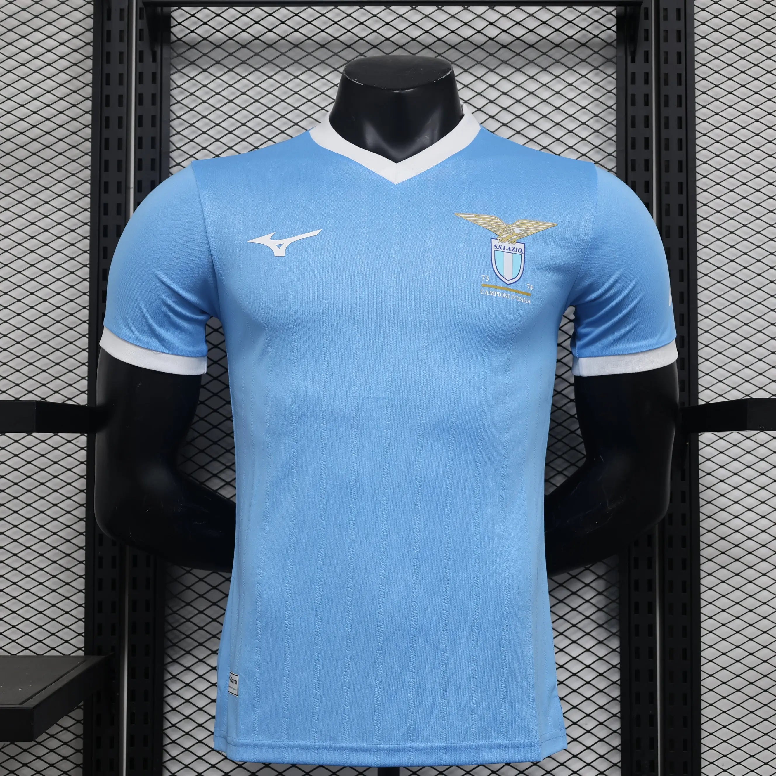 MAILLOT LAZIO DOMICILE "Bleu" 2024/2025 Version Player YamaKits Foot
