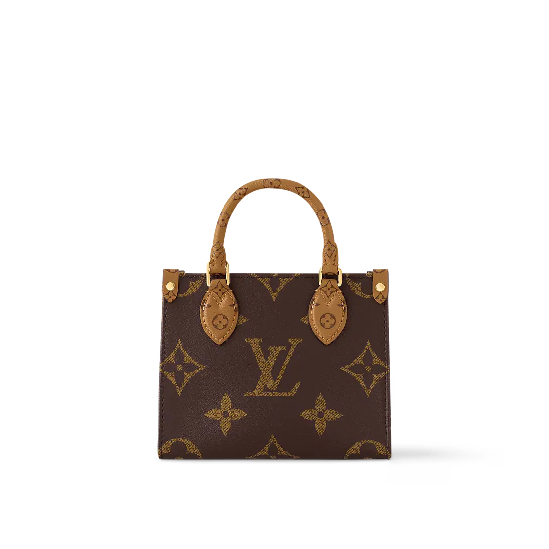 Louis Vuitton - « Petit Cabas OnTheGo BB Maron double »