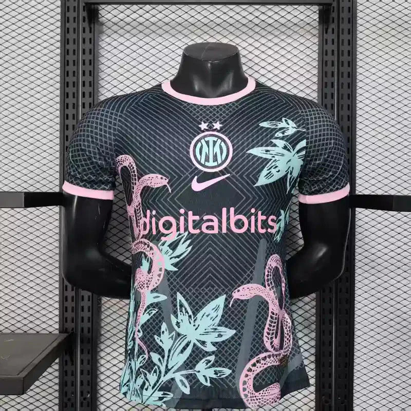 MAILLOT INTER MILAN CONCEPT "Serpent rose" 2024/2025 Version Player YamaKits Foot