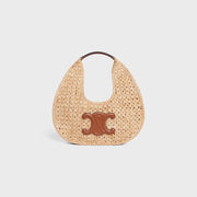 Céline - « HOBO BAG IN Raffia and Calfskin »