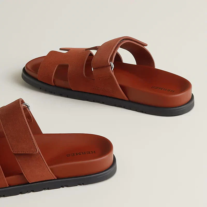 Hermes - « Sandales Chypre Marron muscavado »
