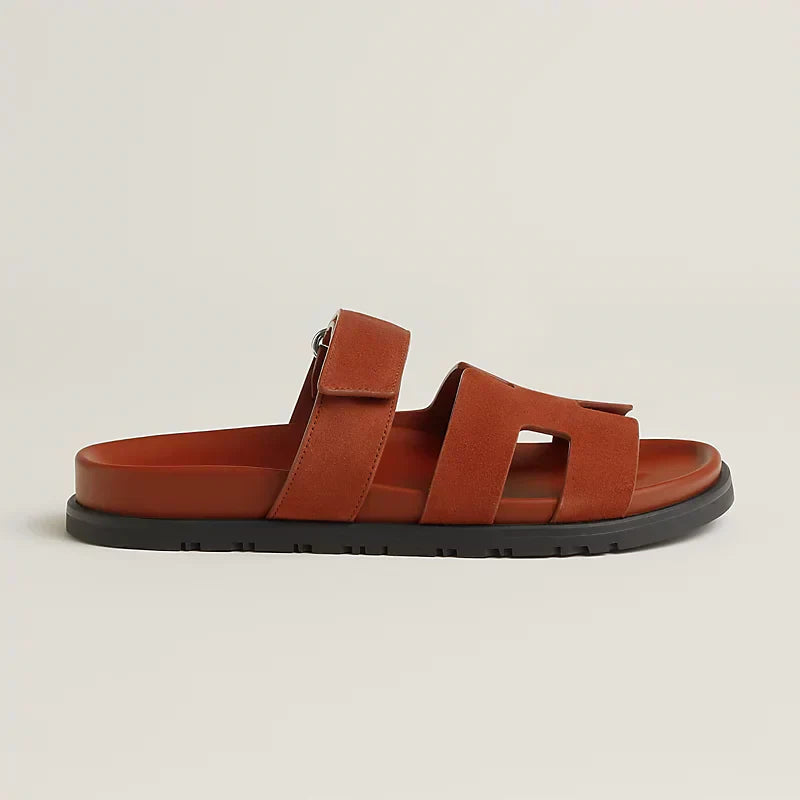Hermes - « Sandales Chypre Marron muscavado »