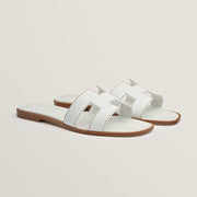 Hermes - « Claquettes Blanc »