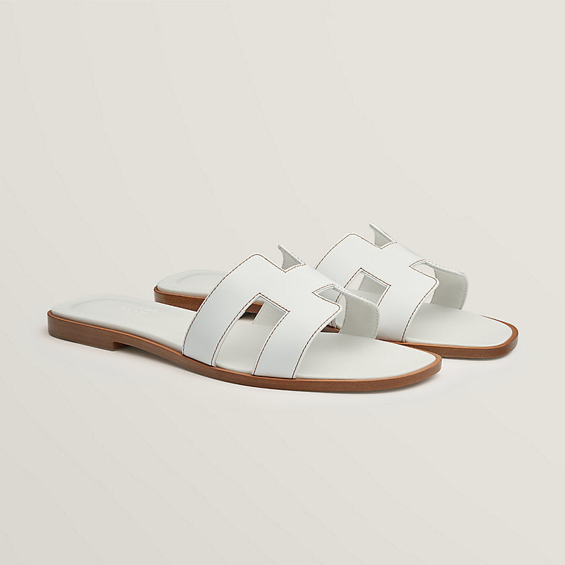 Hermes - « Claquettes Blanc »