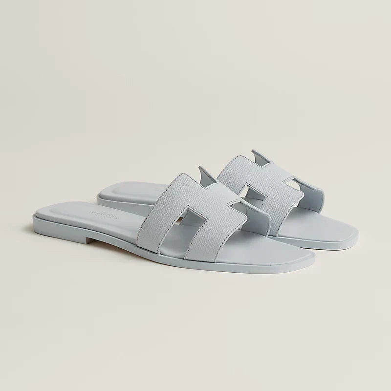 Hermes - « Claquettes Bleu glacier »