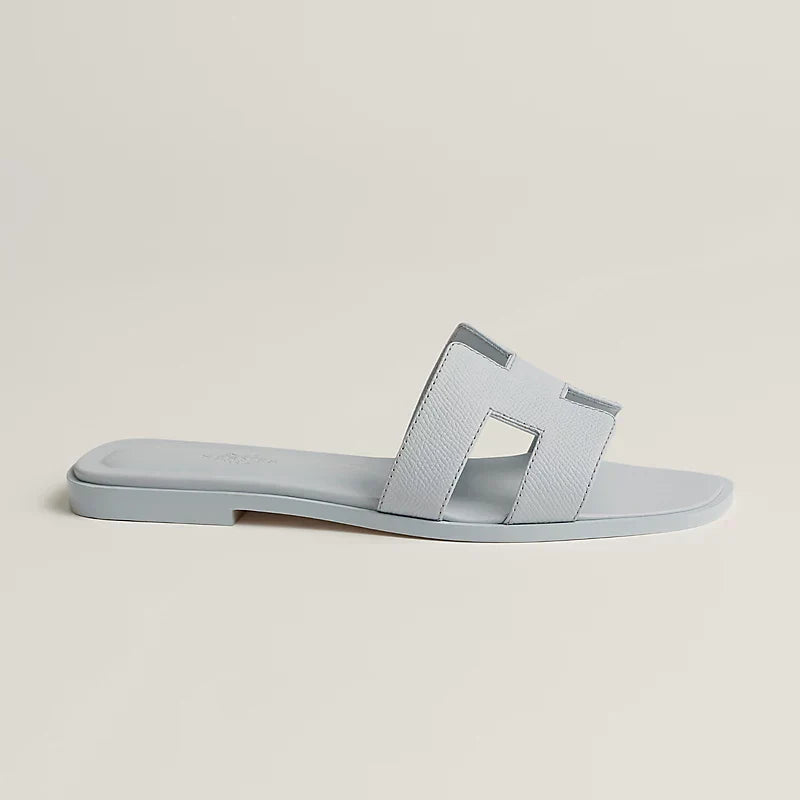 Hermes - « Claquettes Bleu glacier »