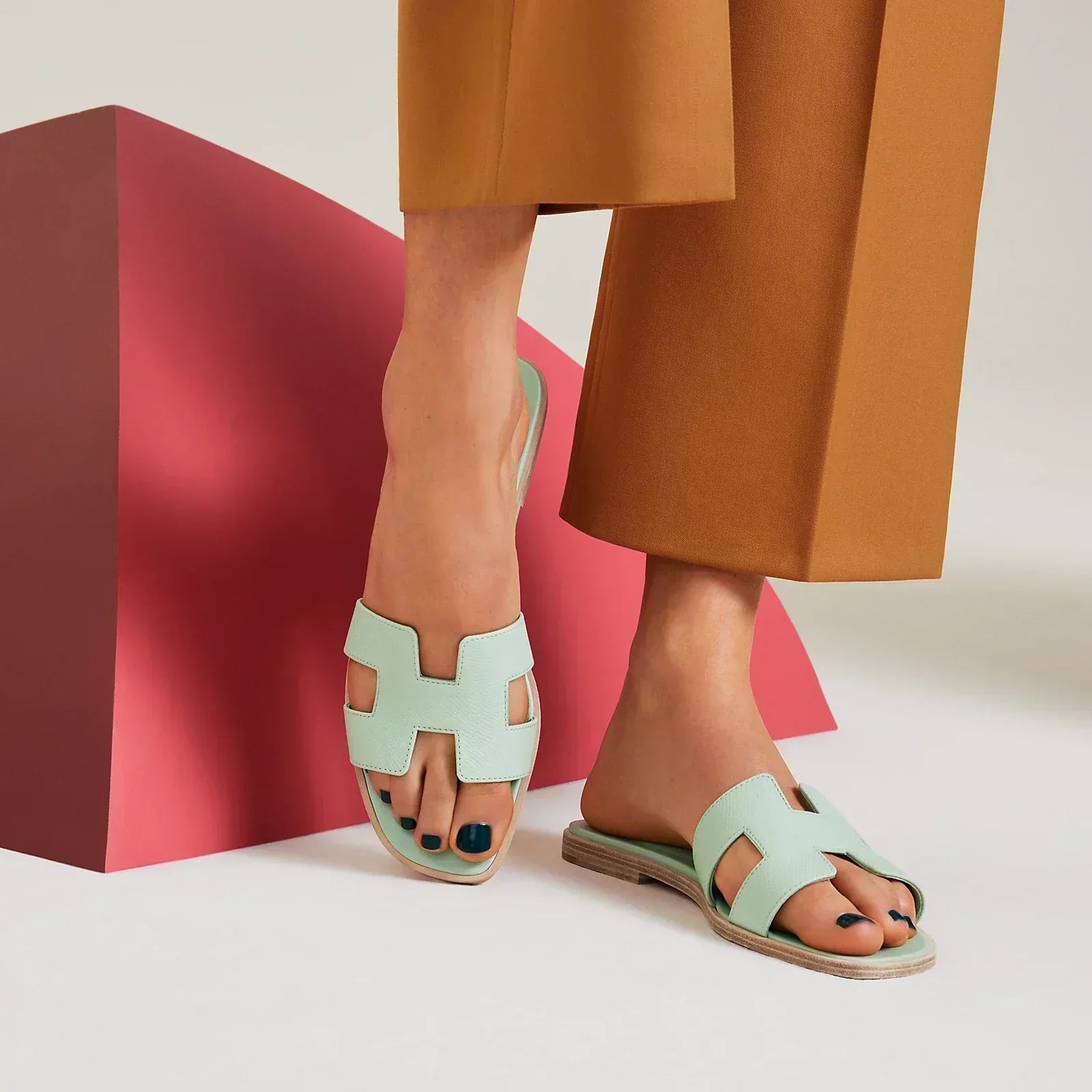 Sandales Oran « - Vert Jade »