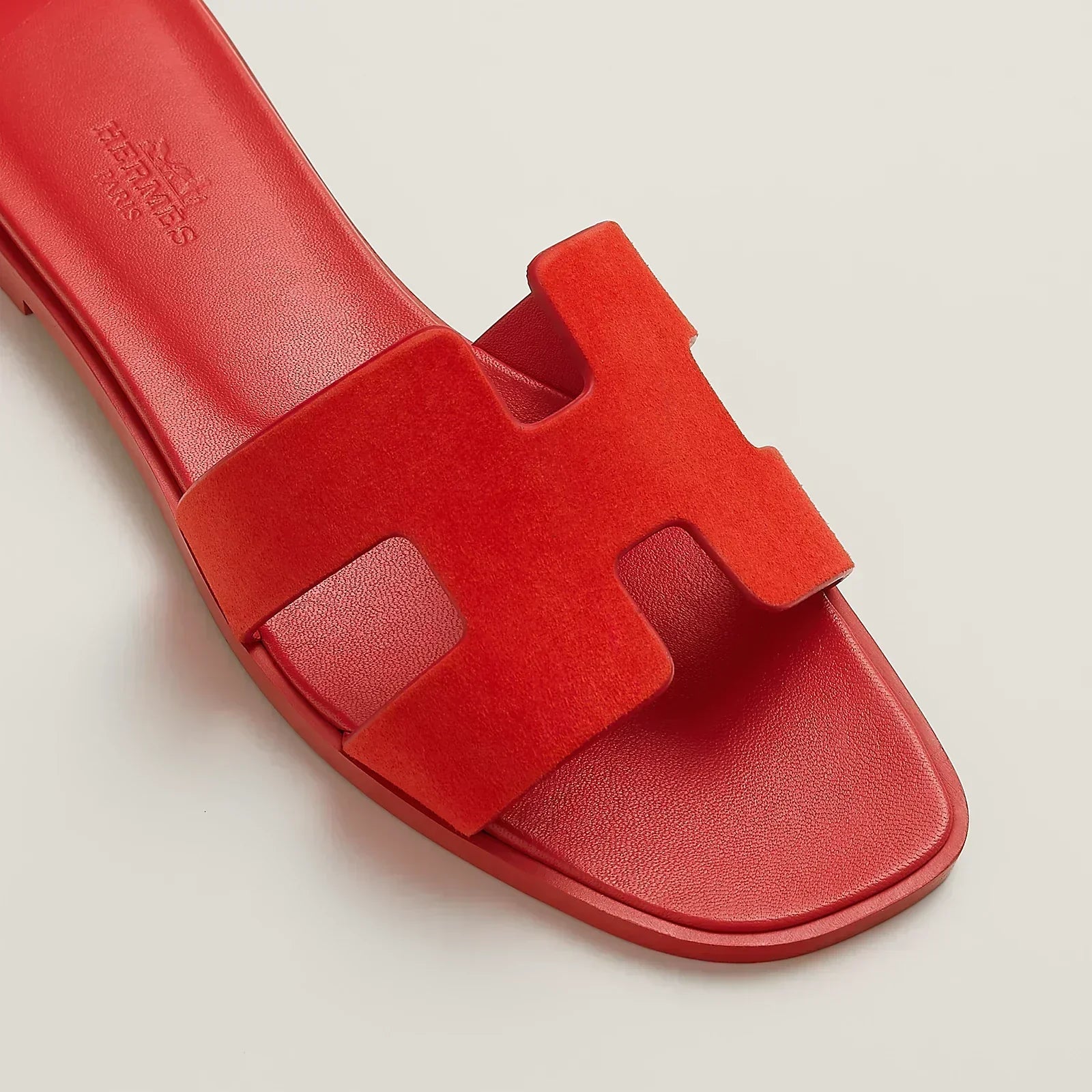 Sandales Oran « - Rouge Grenadine »