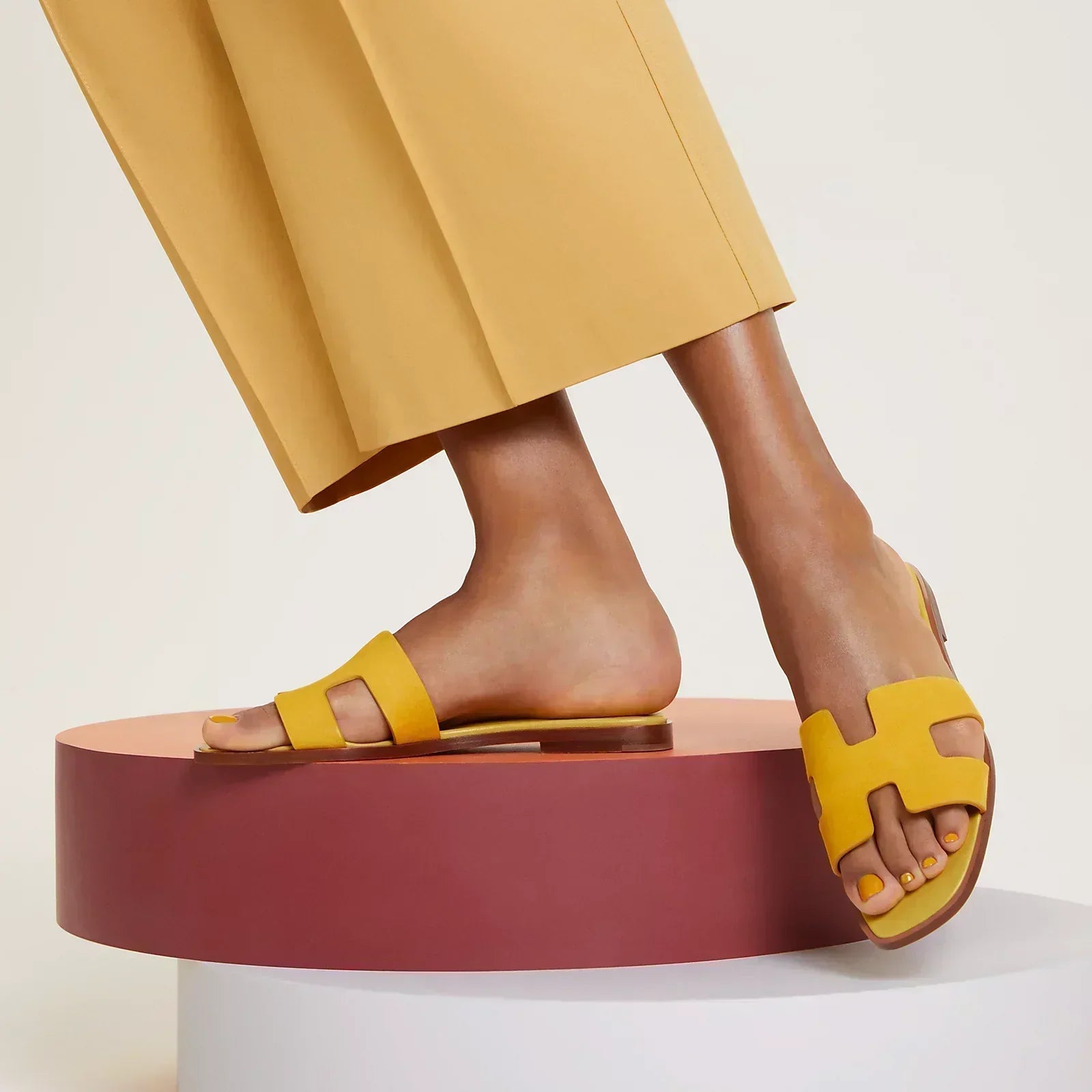 Sandales Oran « - Jaune bouton d'or »