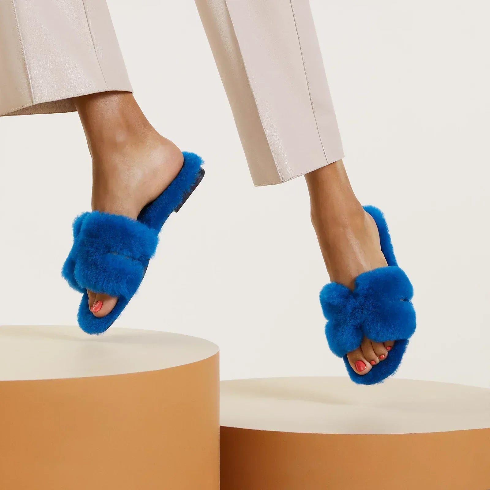 Sandales Oran « - Bleu océan »